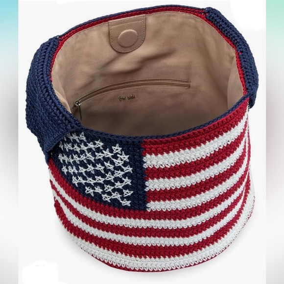 The Sak Crochet Craze 120 Hobo Americana Large Shoulder Purse with Single Strap - Picture 3 of 6